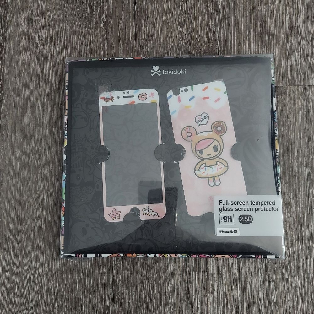 Tokidoki Full Screen Tempered Glass Screen Protector for iPhone 6/6S